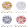 1 Box Iron Geometric Open Jump Rings