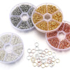 1 Box Iron Geometric Open Jump Rings