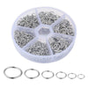 1 Box Iron Geometric Open Jump Rings