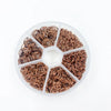 1 Box Iron Geometric Open Jump Rings