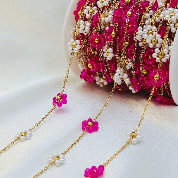 1 M 304 Stainless Steel Beaded Cable Chain 1 M Jewelry Accessories Chain