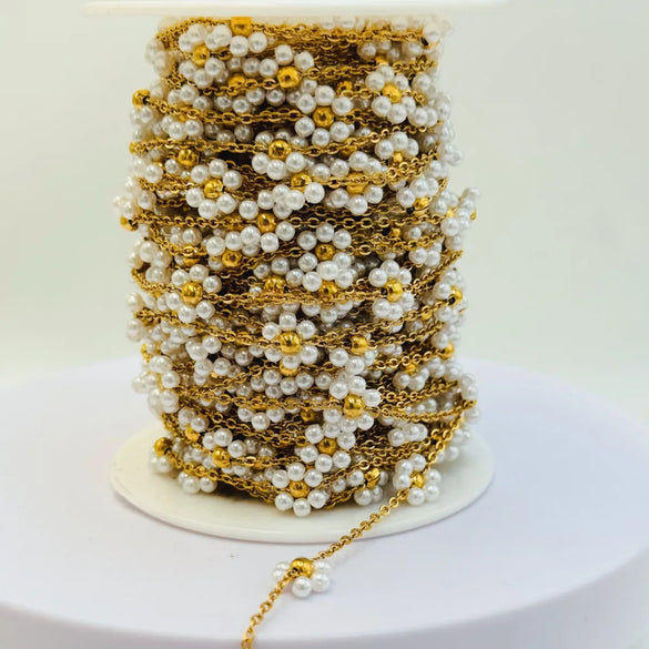 1 M 304 Stainless Steel Beaded Cable Chain 1 M Jewelry Accessories Chain