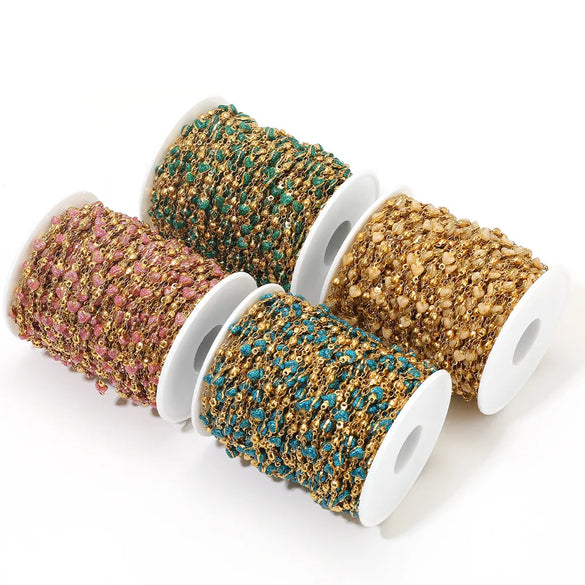 1 M 304 Stainless Steel Diameter 4mm Diameter 5mm Jewelry Accessories Chain