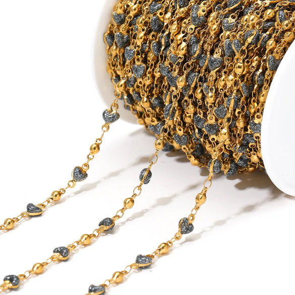 1 M 304 Stainless Steel Diameter 4mm Diameter 5mm Jewelry Accessories Chain