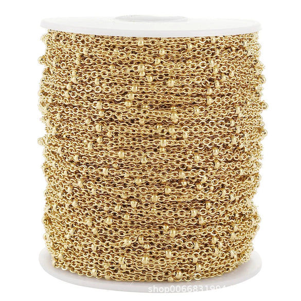 1 Pack = 10 M 304 Stainless Steel Jewelry Accessories Chain