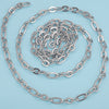 1 Pack = 5 M 304 Stainless Steel Jewelry Accessories Chain