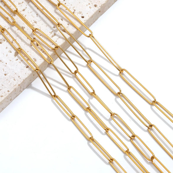 1 Pack = 5 M 304 Stainless Steel Jewelry Accessories Chain