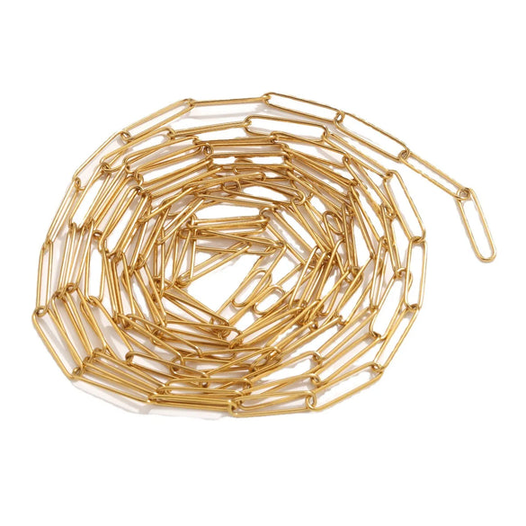 1 Pack = 5 M 304 Stainless Steel Jewelry Accessories Chain