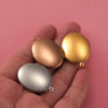 1 Pair 304 Stainless Steel Solid Color Beads