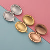 1 Pair 304 Stainless Steel Solid Color Beads