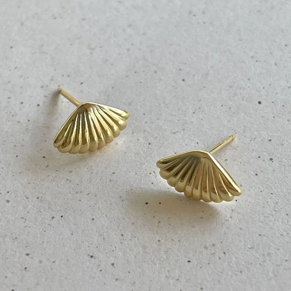 1 Pair 925 Sterling Silver 925 Sterling Silver Earrings Shell Small Stud Earrings