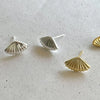 1 Pair 925 Sterling Silver 925 Sterling Silver Earrings Shell Small Stud Earrings