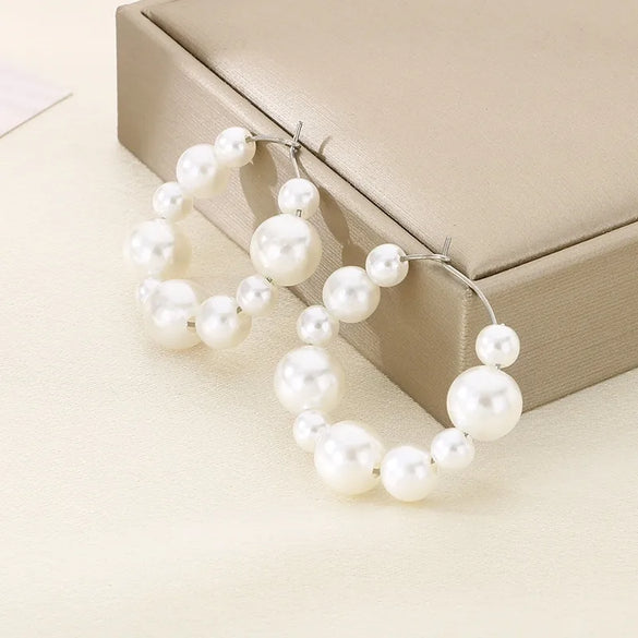 1 Pair Baroque Style Modern Style Geometric 304 Stainless Steel Shell 18K Gold Plated Earrings