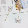 1 Pair Basic Butterfly Plating Alloy Drop Earrings