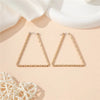 1 Pair Basic Exaggerated Classic Style Geometric Trapezoid Iron Drop Earrings