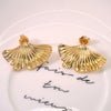 1 Pair Basic Modern Style Classic Style Sector Plating 304 Stainless Steel 14K Gold Plated Ear Studs