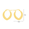 1 Pair Basic Simple Style Classic Style U Shape Geometric Round Plating Titanium Steel Earrings