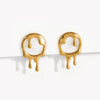 1 Pair Basic Simple Style Classic Style Water Droplets Copper Ear Studs