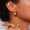 1 Pair Basic Vintage Style Classic Style Irregular Stainless Steel Plating 18k Gold Plated Drop Earrings