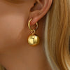 1 Pair Bridal Modern Style Classic Style Round Solid Color Copper Drop Earrings