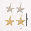 1 Pair Casual Beach Artistic Starfish Alloy Drop Earrings