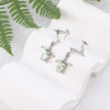 1 Pair Casual Beach Tortoise Inlay Alloy Artificial Pearls Glass Ear Studs