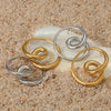 1 Pair Casual Irregular Plating 316 Stainless Steel  16K Gold Plated White Gold Plated Gold Plated Ear Studs