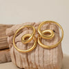 1 Pair Casual Irregular Plating 316 Stainless Steel  16K Gold Plated White Gold Plated Gold Plated Ear Studs