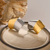 1 Pair Casual Simple Style Classic Style Color Block 304 Stainless Steel Ear Studs