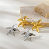 1 Pair Casual Simple Style Classic Style Starfish 304 Stainless Steel Ear Studs