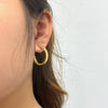 1 Pair Casual Simple Style Solid Color 304 Stainless Steel 18K Gold Plated Ear Studs