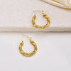1 Pair Casual Solid Color 304 Stainless Steel Earrings