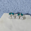 1 Pair Casual Sweet Pastoral Cherry Imitation Pearl Alloy Ear Studs