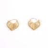 1 Pair Casual Vacation Beach Scallop Heart Shape Bow Knot 304 Stainless Steel 18K Gold Plated Earrings Ear Studs