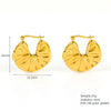 1 Pair Casual Vacation Beach Scallop Heart Shape Bow Knot 304 Stainless Steel 18K Gold Plated Earrings Ear Studs