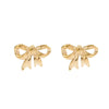 1 Pair Casual Vacation Beach Scallop Heart Shape Bow Knot 304 Stainless Steel 18K Gold Plated Earrings Ear Studs