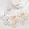 1 Pair Casual Vacation Classic Style Flower Bow Knot Hollow Out Alloy Gold Plated Ear Studs