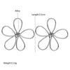 1 Pair Casual Vacation Classic Style Flower Bow Knot Hollow Out Alloy Gold Plated Ear Studs