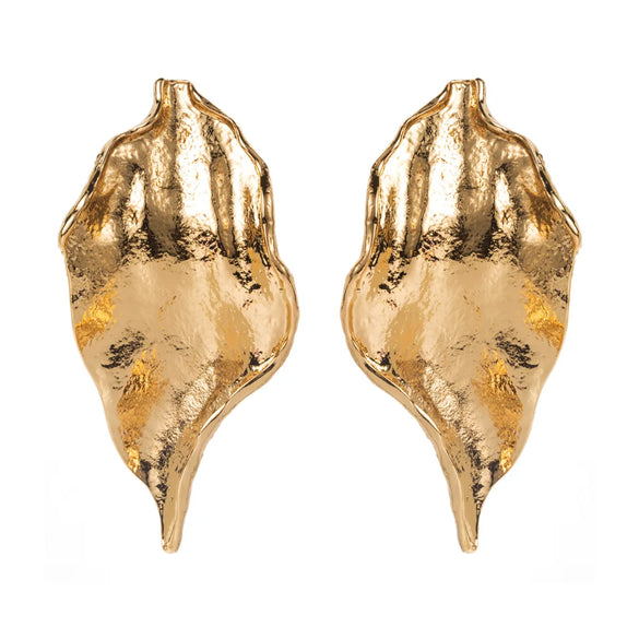 1 Pair Casual Vacation Leaves Flower Plating Inlay Alloy Rhinestones Gold Plated Silver Plated Ear Studs