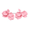 1 Pair Casual Vacation Petal Spray Paint Tassel Pleated Arylic Drop Earrings