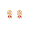 1 Pair Cute Animal Fruit Starfish Inlay Alloy Rhinestones Ear Studs