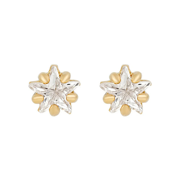 1 Pair Cute Animal Fruit Starfish Inlay Alloy Rhinestones Ear Studs