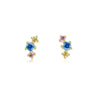 1 Pair Cute Animal Fruit Starfish Inlay Alloy Rhinestones Ear Studs