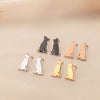 1 Pair Cute Simple Style Dog Polishing 304 Stainless Steel 18K Gold Plated Ear Studs