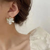 1 Pair Cute Sweet Flower Enamel Plating Alloy Ear Studs
