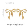 1 Pair Cute Vintage Style Sweet Bow Knot Alloy Ear Studs