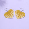 1 Pair Cute Vintage Style Sweet Heart Shape Bow Knot Enamel Plating Arylic Alloy Drop Earrings