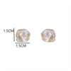 1 Pair Elegant Classic Style Streetwear Flower Enamel Zinc Alloy Ear Studs