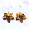 1 Pair Elegant Classic Style Streetwear Flower Petal Arylic Metal Drop Earrings