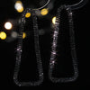 1 Pair Elegant Glam Geometric Inlay Alloy Rhinestones Drop Earrings